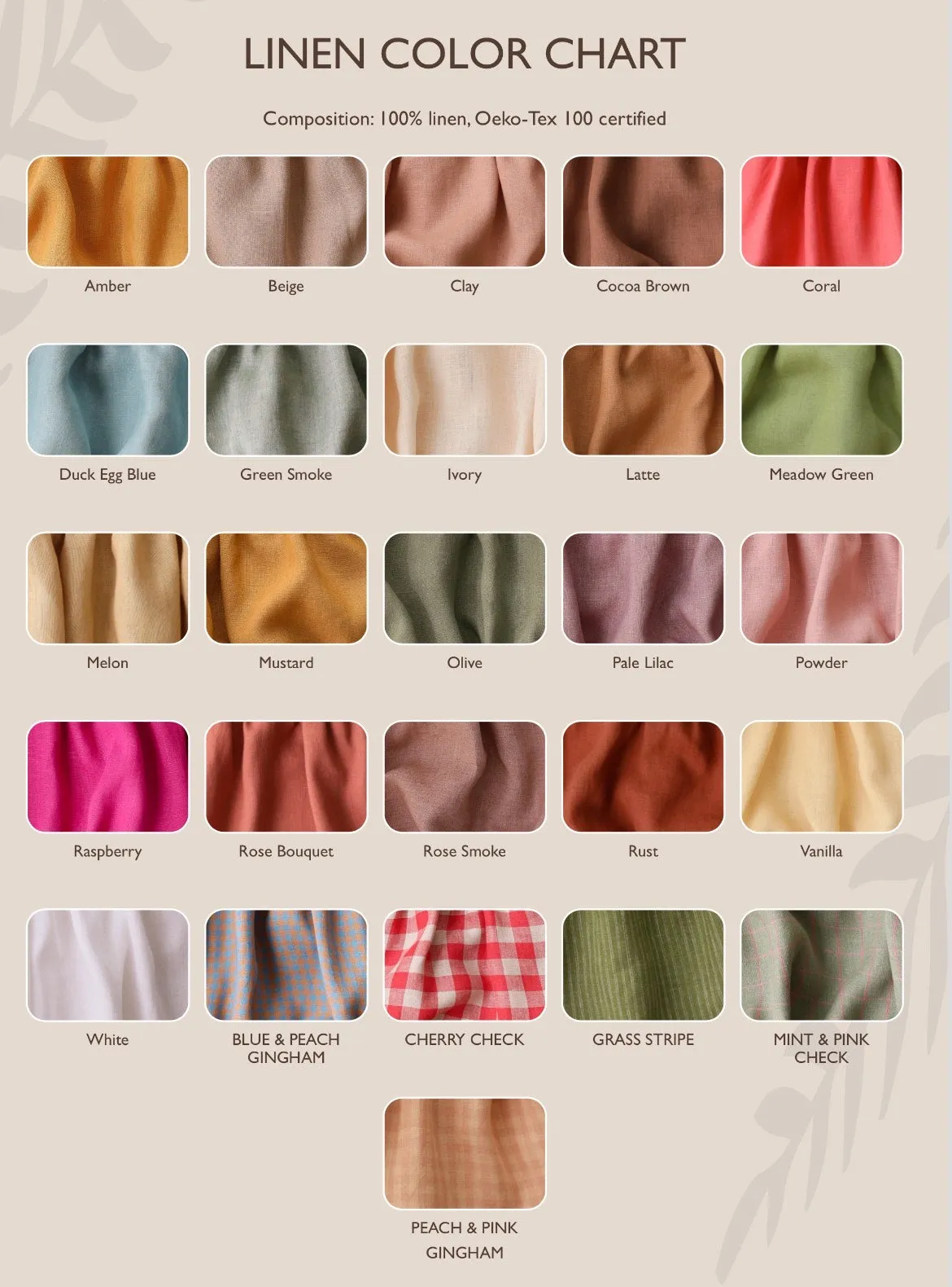 Beige Linen Buttoned Shorts