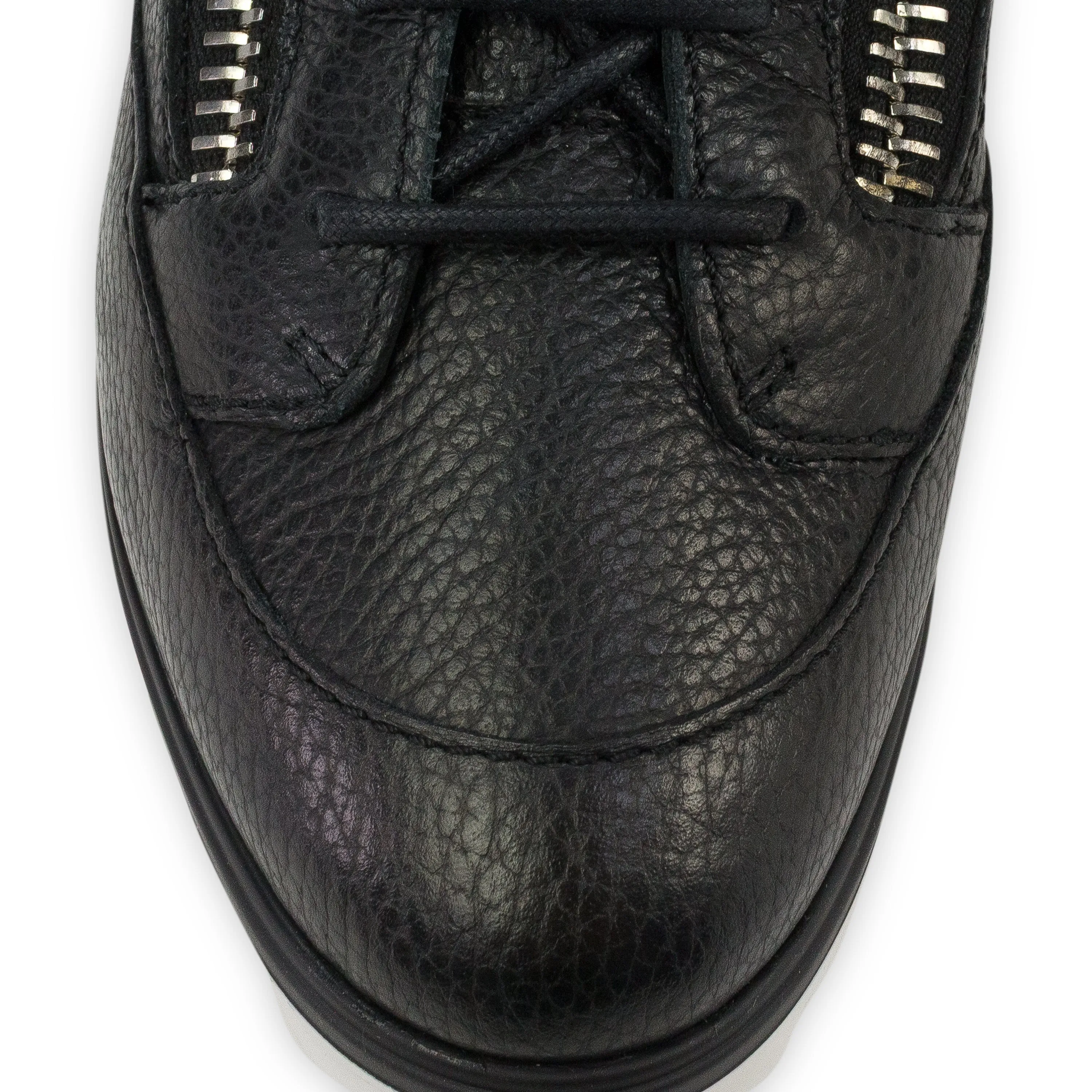 BLACK/SILVER SNEAKER WITH METAL BAR SNEAKERS