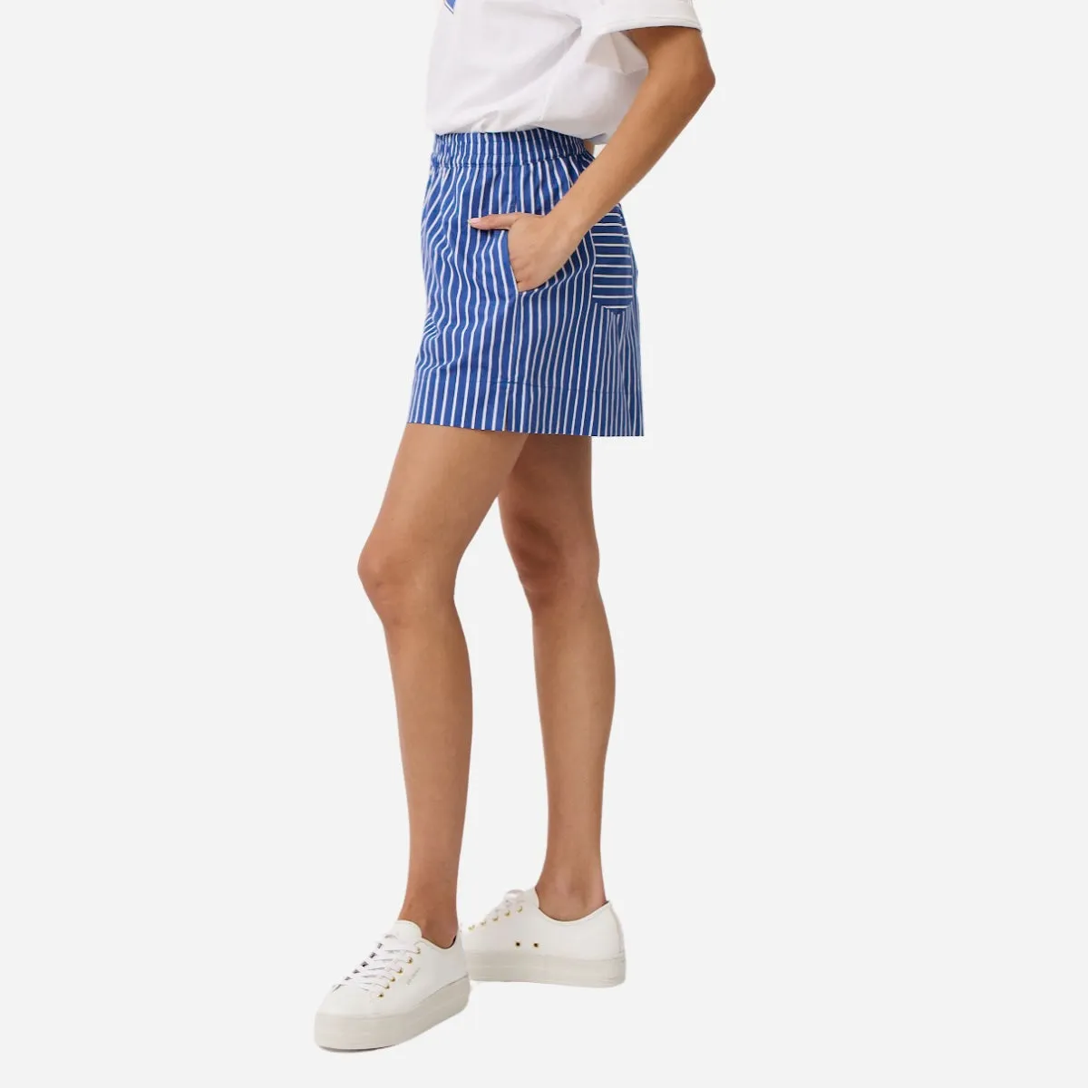Cartel & Willow Paris Shorts (Blue Stripe)