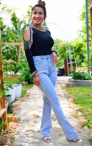 Glamorous Life Rhinestone Jeans