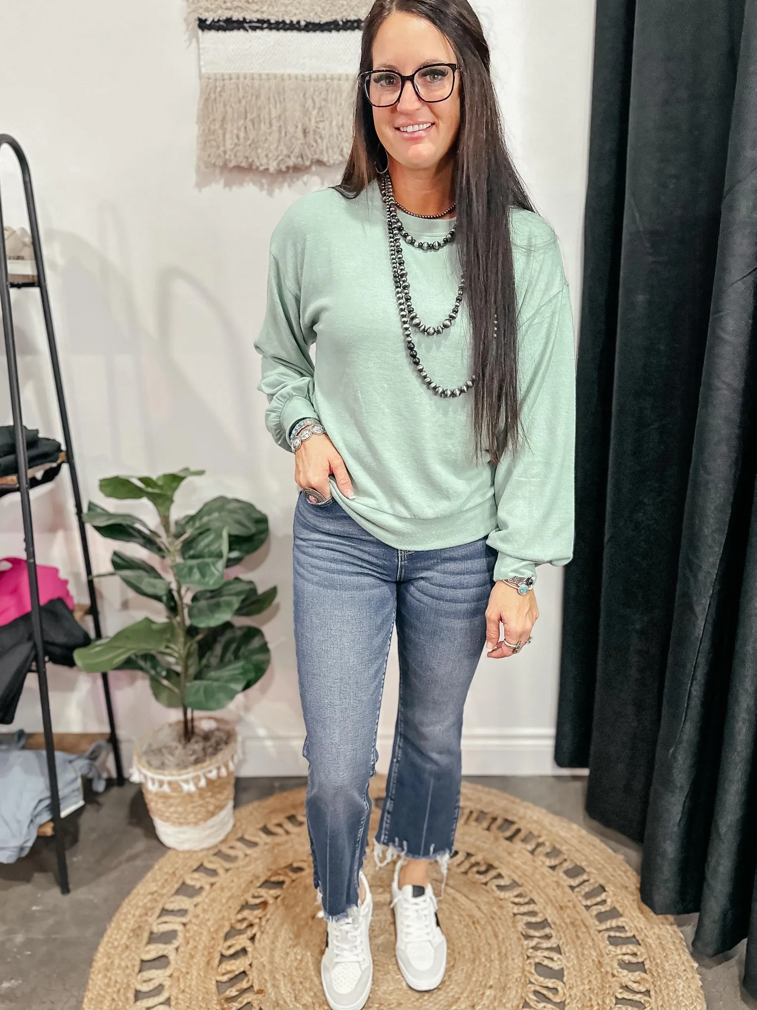 Kirk Crop Flare Denim Jeans