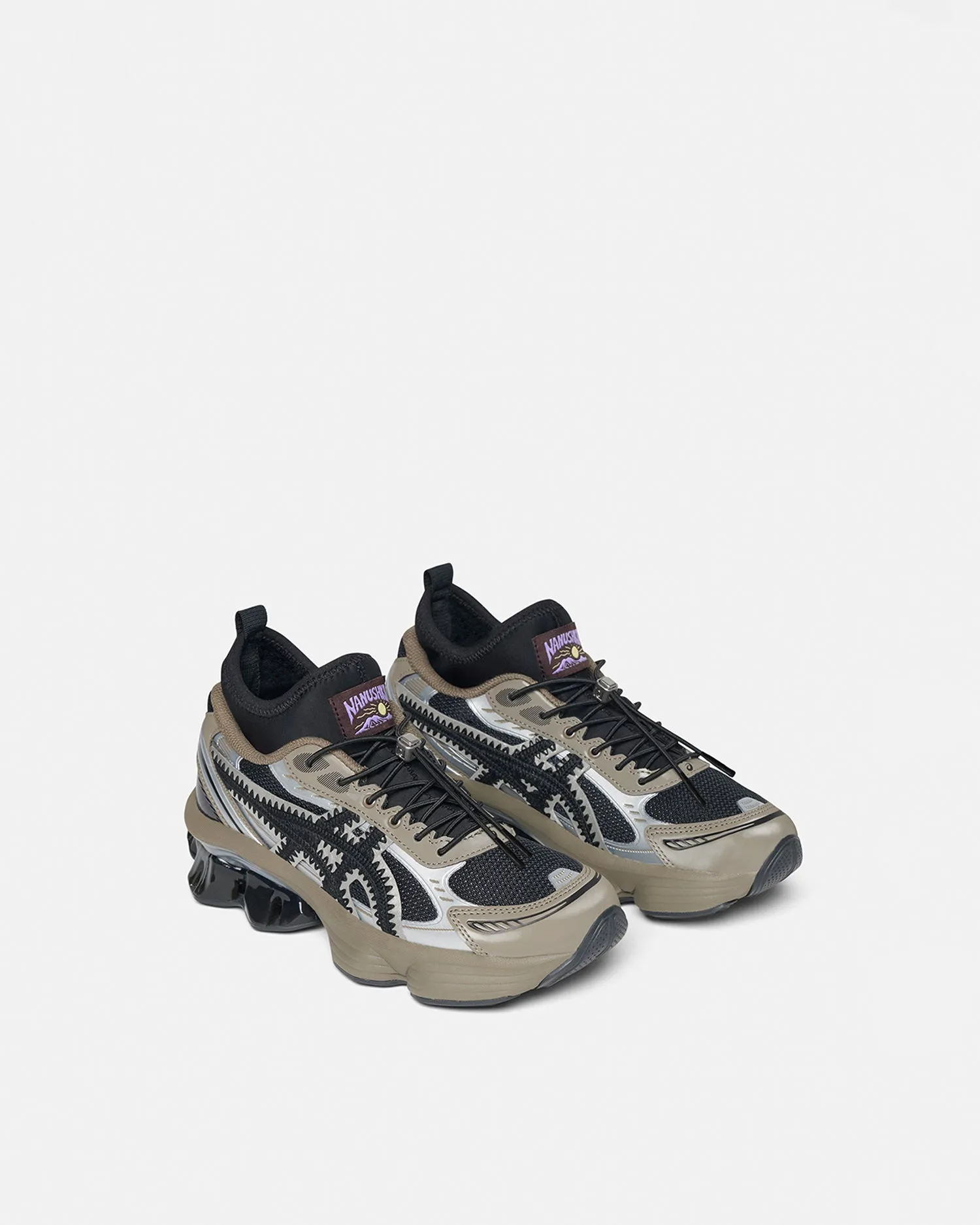 Nanushka x ASICS GEL-KINETIC FLUENT Sneaker - Grey Mesh