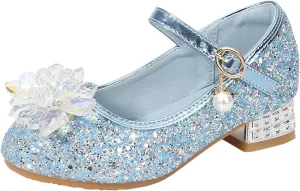 Wide Ballet Slippers for Girls Toddler Little Kid Girls Dress Pumps Mini Mouse Sandals for Toddler Girls